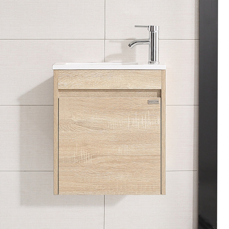 Meuble-lavabo mural simple l 16,1 po x P 9,8 po x H 17,7 po