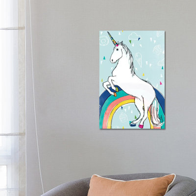 Funky Fun II by June Erica Vess - Wrapped Canvas Gallery-Wrapped Canvas Giclée