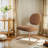 Striking Armless Accent Chair-1360967140