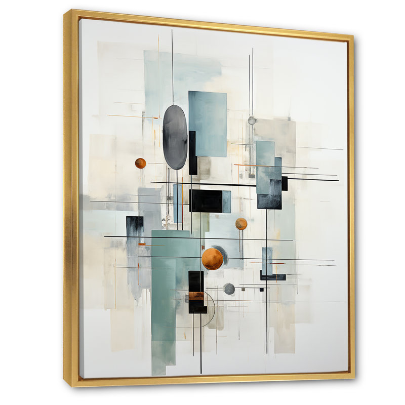 «Jabre Gray Supreme», impression sur toile, H 44 po x l 34 po x P 1,5 po, Cadre flottant doré
