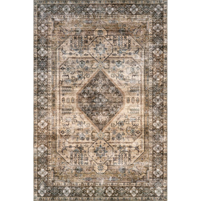 Tapis lavable à la machine Ecker Medallion