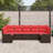 vidaXL Garden Sofa Set Brown Poly Rattan-1192280566
