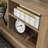 Engineered Wood Vintage Full/Queen Bookcase Headboard With Spacious Storage Cubby, Brown-889400509