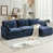 Blue Chenille