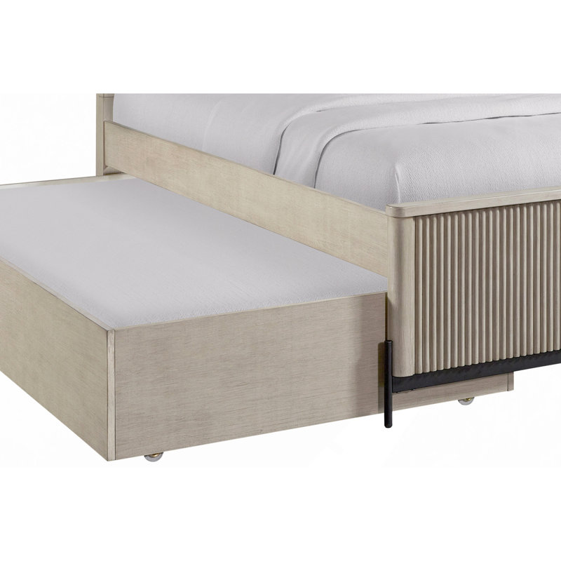 Lit moderne, lit gigogne de qualité supérieure pour un confort et une détente ultimes, Taupe