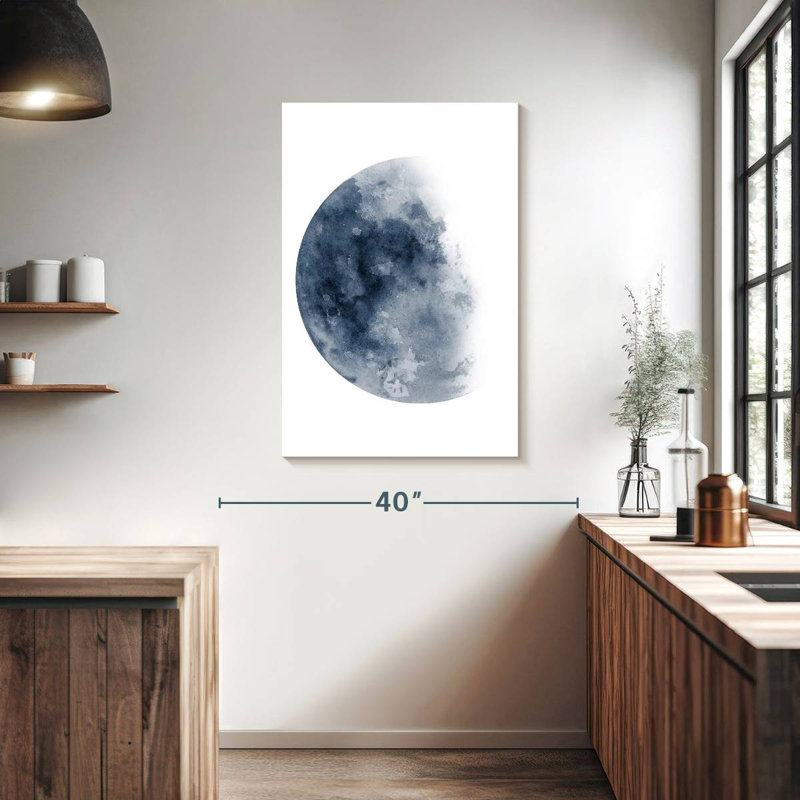 Oberle Blue Moon Waning No. 1, 39" H x 26" W