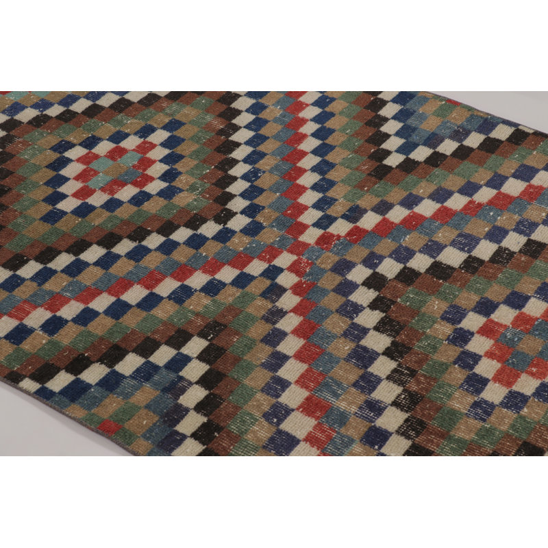 Distressed One-of-a-Kind 3'6X5'7 Area Rug