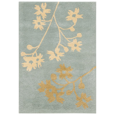 Soho Hand Tufted Wool And Viscose Floral Rug