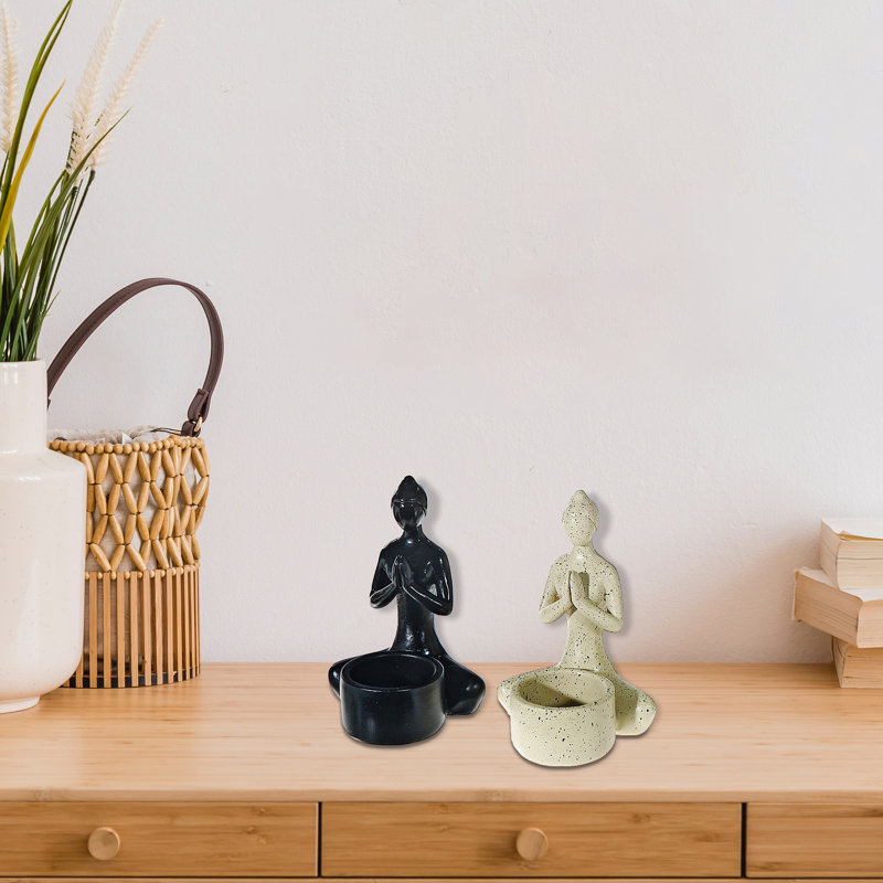 Bougie chauffe-plat Namaste - ensemble de 2
