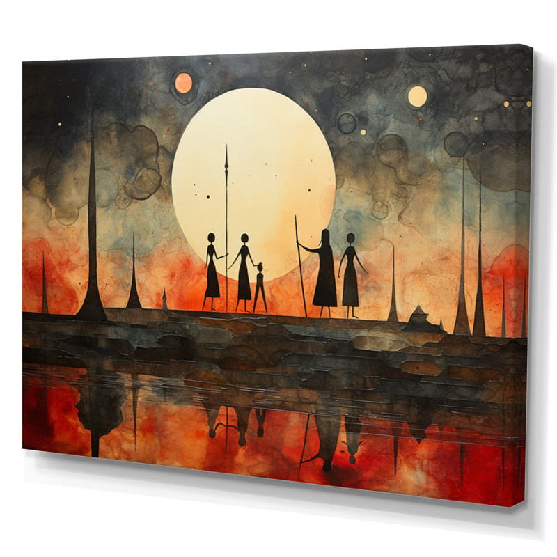 Coral Grey Mexico Art The Birthday, reproduction d'art sur toile, H 16 po x l 32 po x P 1 po, Toile tendue