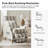 Adamsville Farmhouse Polyester Manual Recliner-2079183726
