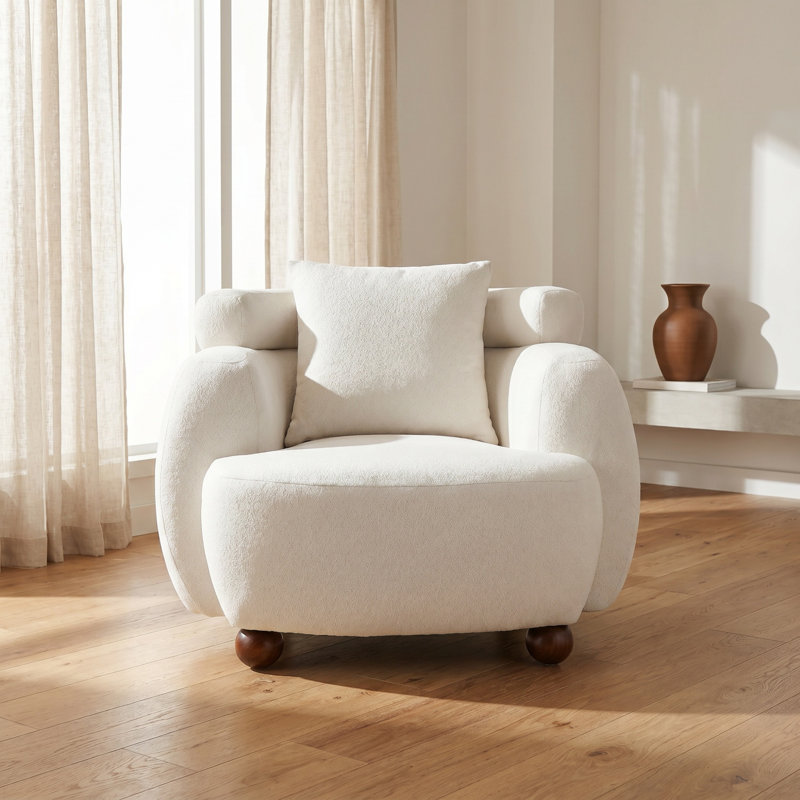 Fauteuil baquet, Blanc
