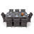Karas 8 Seater Dining Set with Cushions and Parasol-39926018