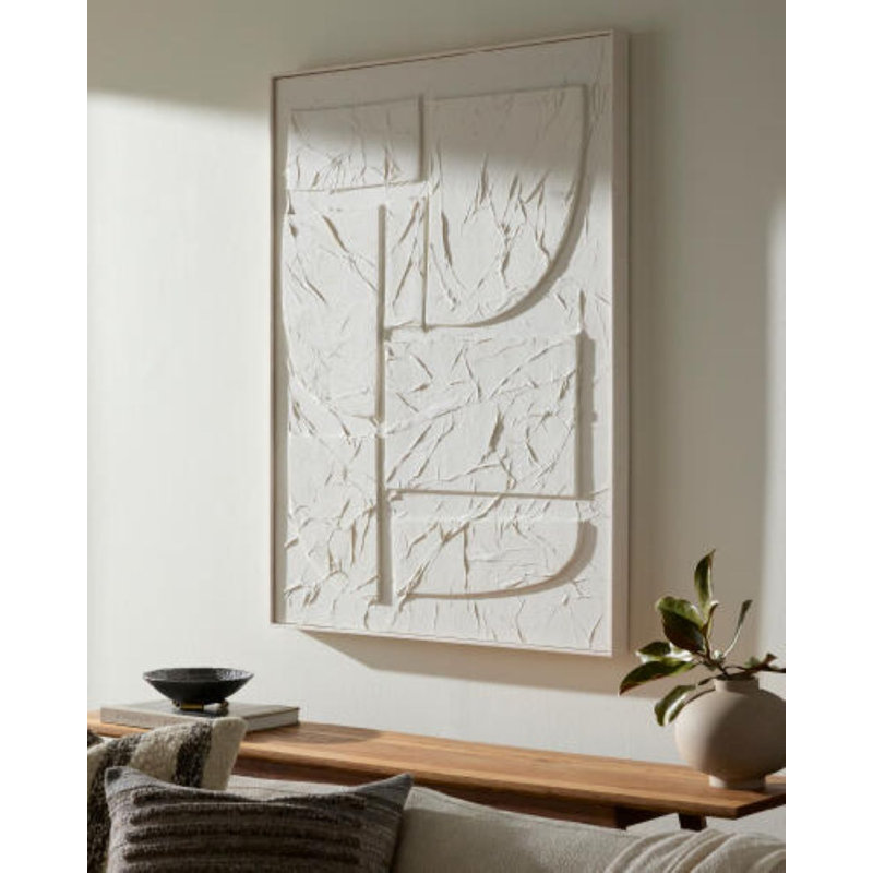 Kako Wall Art, Cream, Cream