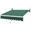 Auvent de patio rétractable polyvalent pour la protection du soleil et de l'ombre