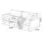Coussin modulaire en cuir noir en microfibre-314351781