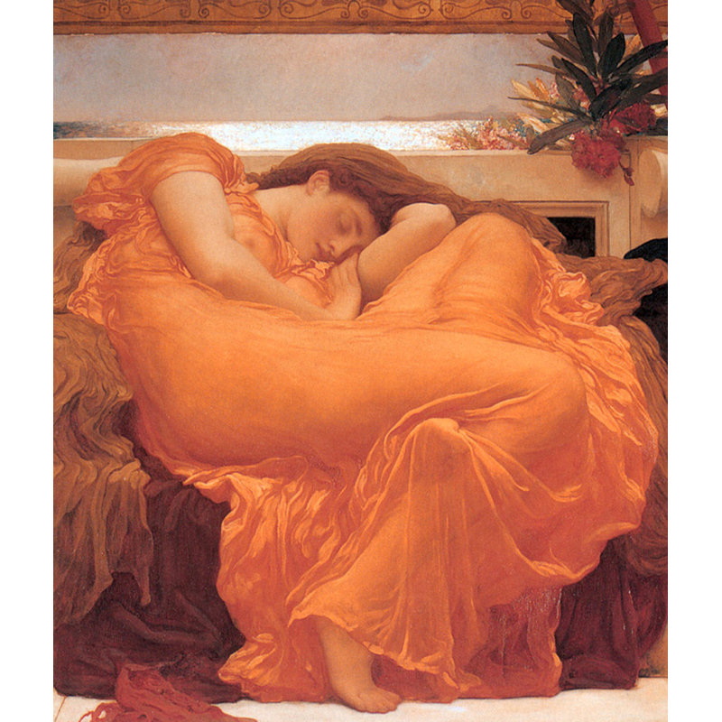 Flaming June, 18" H x 15" W