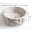 Lavabo vasque 15 "à surface solide ciselée avec texture de croûte crue