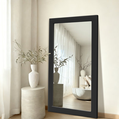 Wooden Frame Flat Mirror