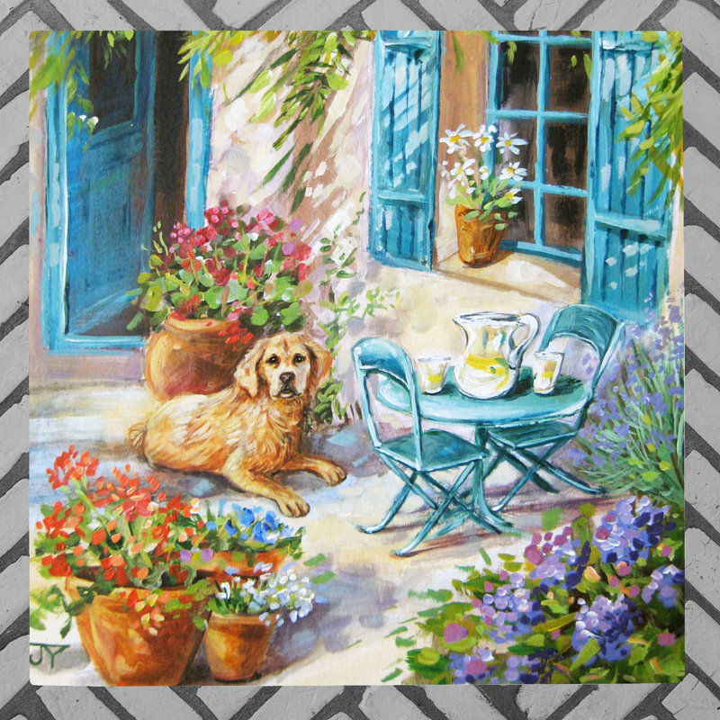JUDITH YATES Farmhouse Wall Decor on Ceramic
