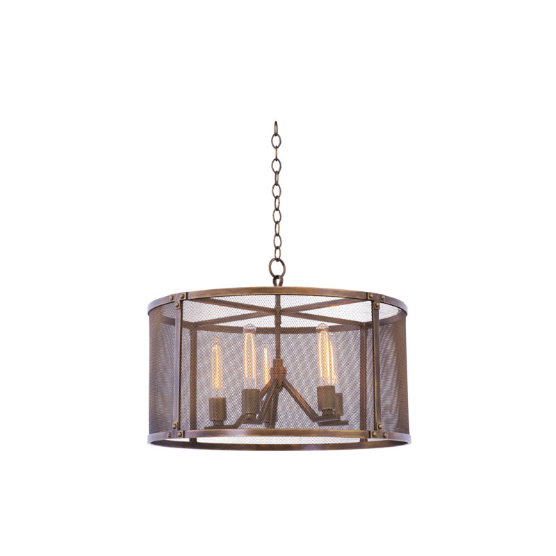 Chelsea 5 LT Copper Patina Pendant Kalco
