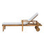 Chaise longue 1PC avec sièges réglables