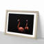 Pink Flamingos - Picture Frame Painting Print-55584052-55584053