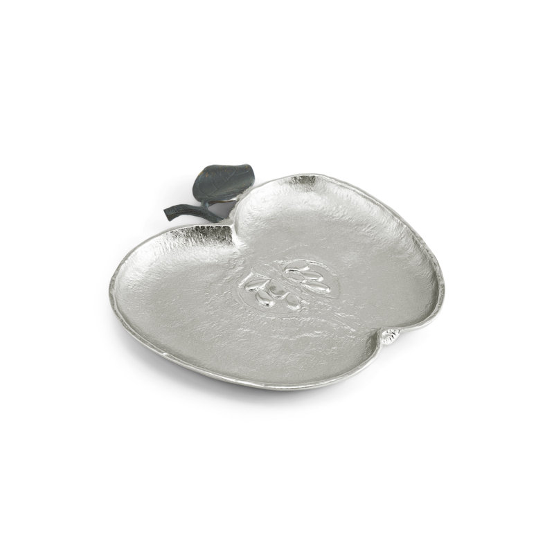 Apple Plate, Silver