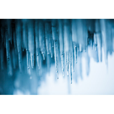 Blue Icicles Abstraction by Andrey Danilovich