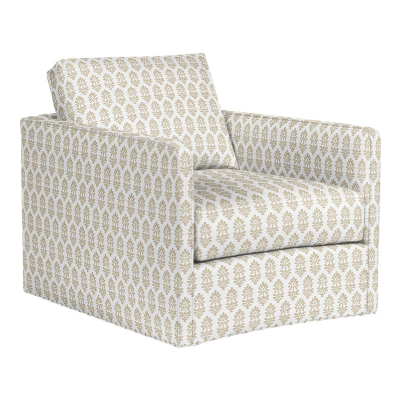Wynne Swivel Chair, Perigold Francine Linen