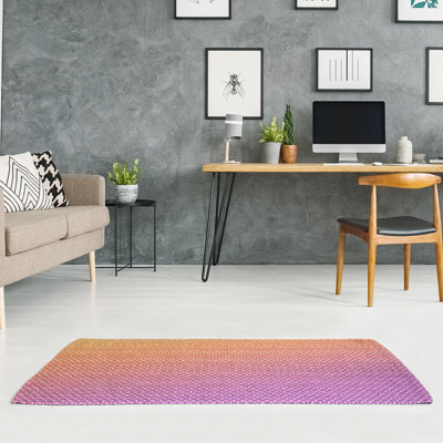 Chenille Geometric Indoor Rug