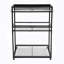 Organisateur d'outils de jardin, porte-balais avec rangement pour produits de nettoyage, chariot de rangement pour produits de nettoyage