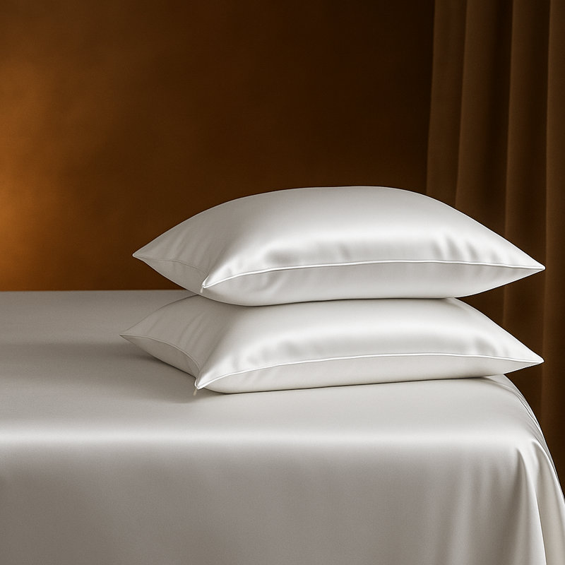 HOUSEWIFE PILLOWCASE SILK, White
