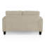 Canapé en chenille Luka avec porte-gobelets et ports USB-92762358-93134411