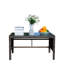 Table basse d'extérieur 1 table basse avec verre trempé transparent