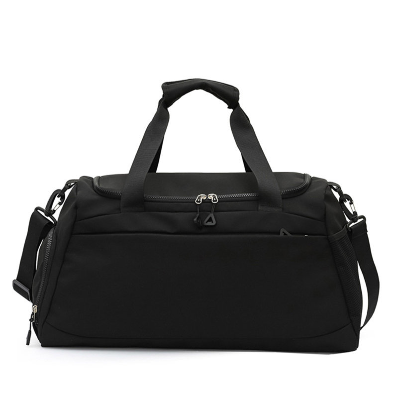 Sac de sport Workout avec compartiment pour chaussures avec grande fermeture à glissière et poignée imperméable