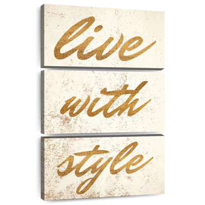 Live Stylishly Typography