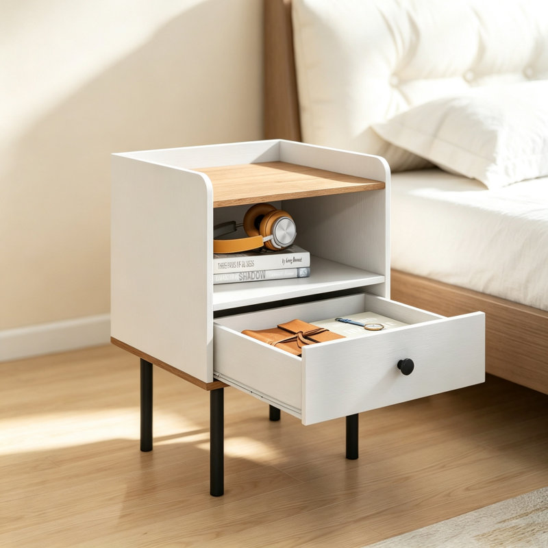 45 cm W Bedside Table