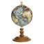 Petit ensemble de globe terrestre en bois de manguier multicolore