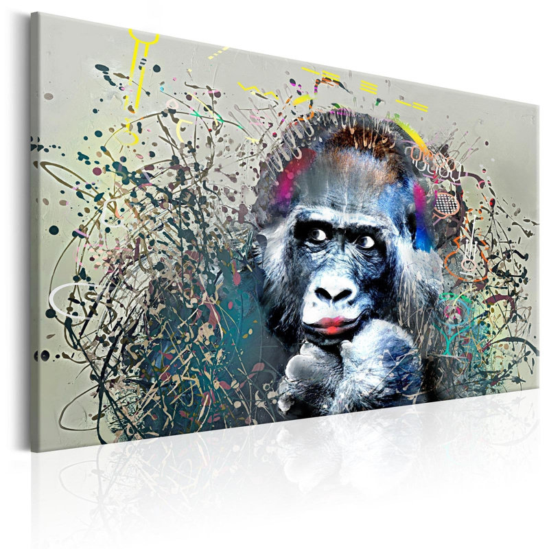 «Music In My Head» sur impression sur toile, H 16 po x l 24 po x P 0,7 po