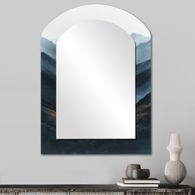 Miroir mural Winter Lake Side Valley Of Tranquility II