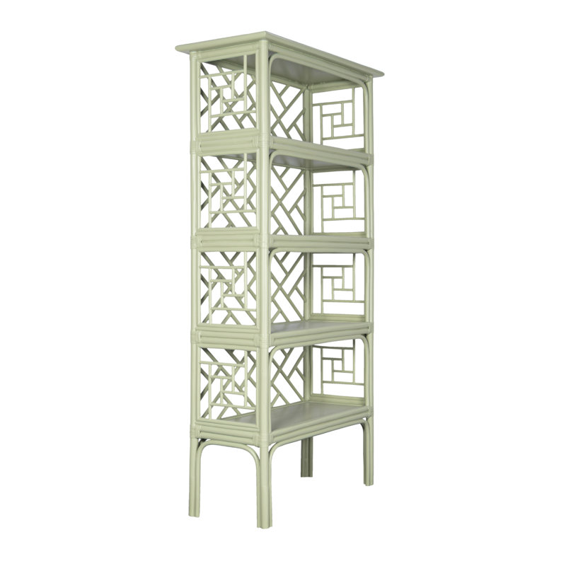 Chippendale Bookcase, Celery Green