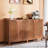 57" Farmhouse Sideboard Buffet - Shutter Door Storage Cabinet
