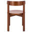 Chaise en bois massif séché au four-1522679708