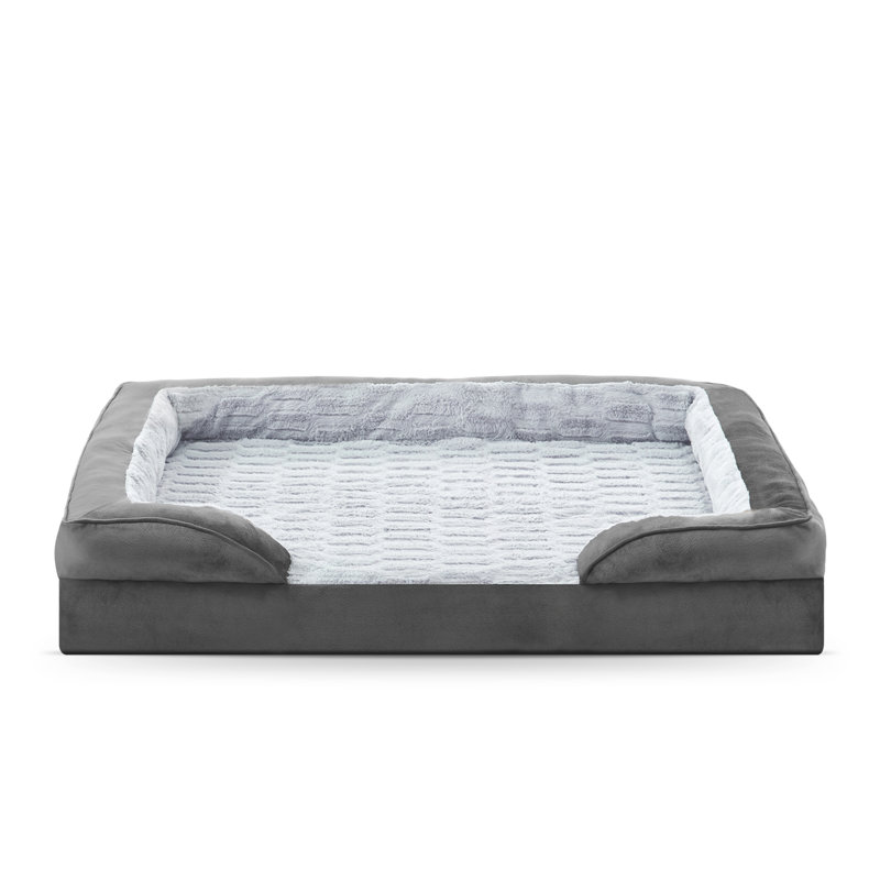 Lit orthopédique pour chien - Canapé-lit imperméable pour chien, lit confortable en mousse pour animal de compagnie avec housse amovible lavable avec fond antidérapant