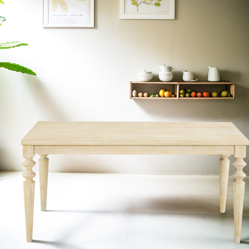 Table de salle à manger câblée à finition blanche - style urbain, pieds en bois, choix pratique, classeur fonctionnel de 38 po x 64 po 30 po