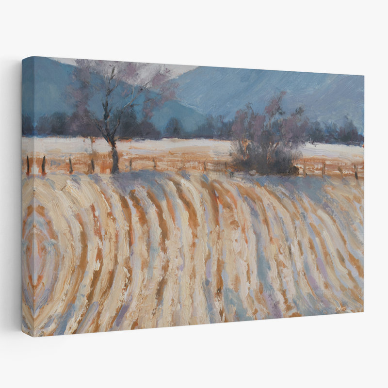 Chutes de neige à la ferme / à la campagne, H 24 po x l 16 po