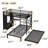 Twin Over Twin Bunk Bed With Built-In Wardrobe, Metal Bunk Bed With Trundle, Foldable Desk, Ladders, Noise-Reduced Design-1735682377