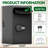 Robust Cash Storage Safe With Prying Mechanism And Digital Lock Edge Front Function