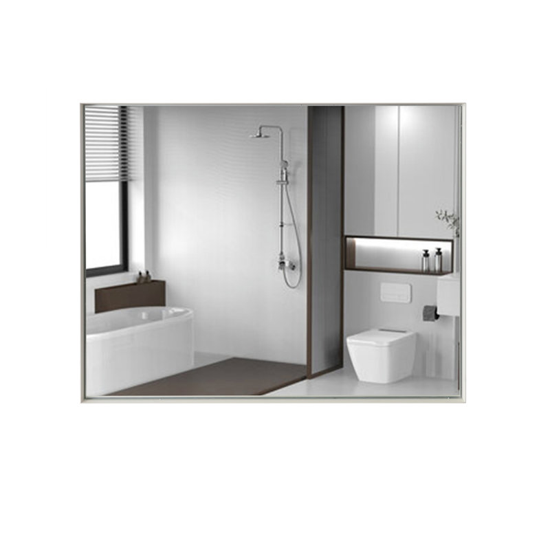 Miroir de salle de bain 40x30inch, rectangulaire et rectangulaire, Blanc